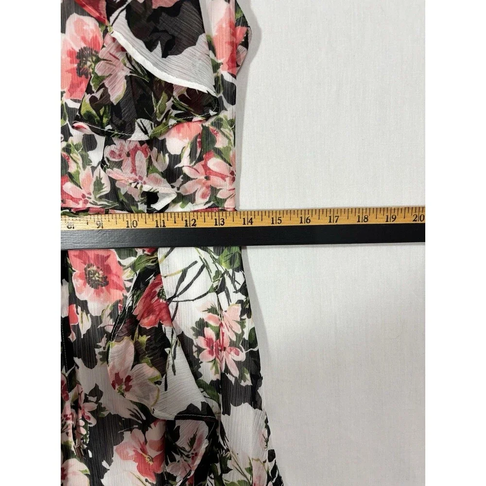 Tommy Hilfiger Ruffled Fit & Flare Dress‎ Women’s 2 Fairycore Romantic Wedding - Picture 10 of 13